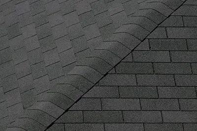 Black Textured Roofing Shingles