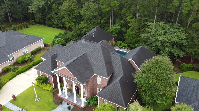 Newly Shingled Luxury Home Roof