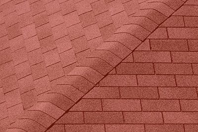 Red Asphalt Roof Shingles Texture